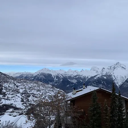 Mountain With Parking Veysonnaz