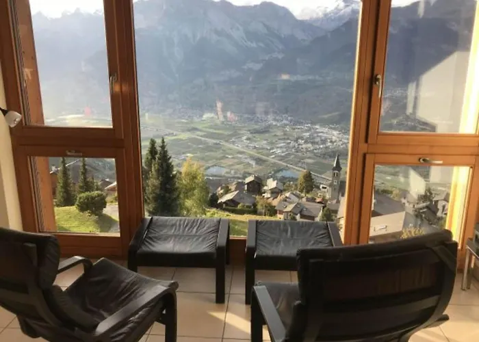 Mountain With Parking Apartment Veysonnaz